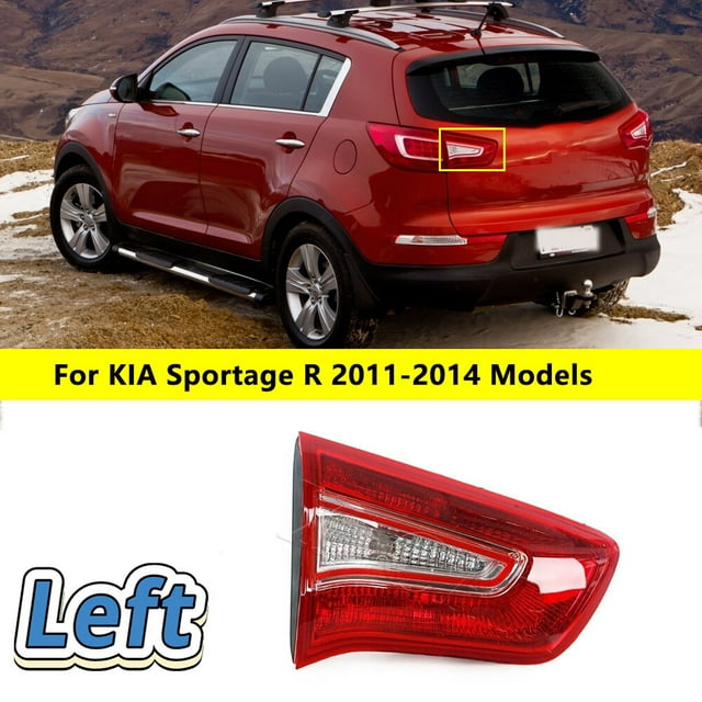 Inner rear bumper tail light left driver side for Kia Sportage R 2011-2014-
