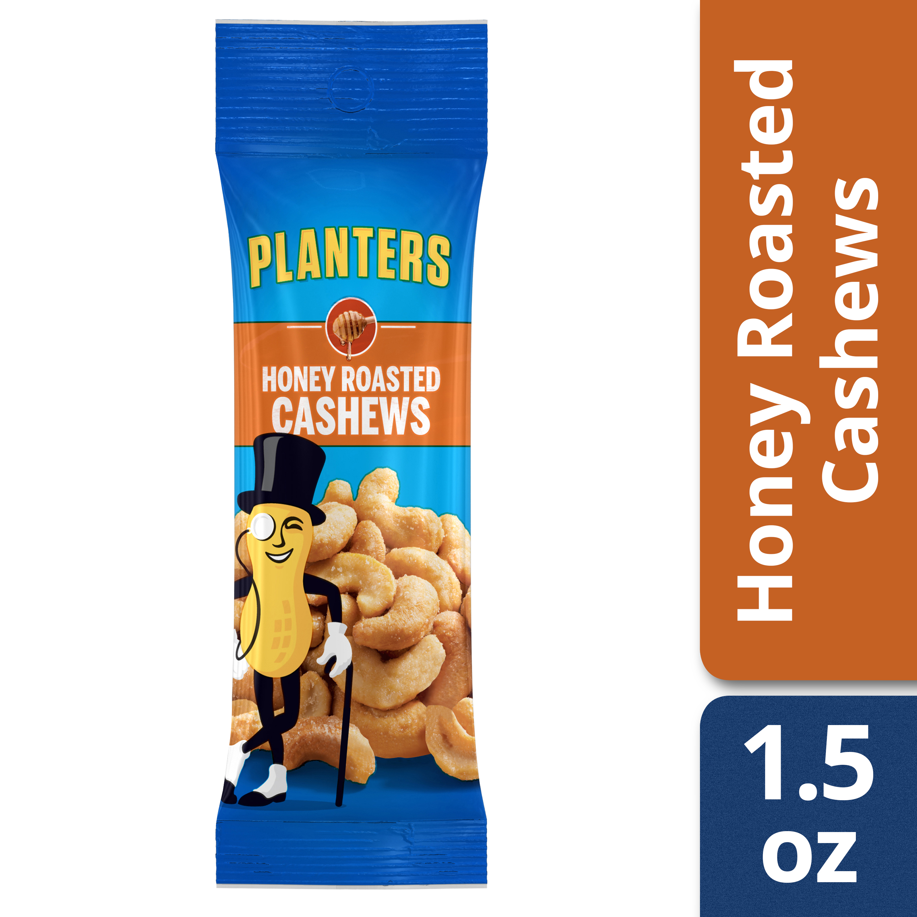 Planters Honey Roasted Cashews, 1.5 oz Bag