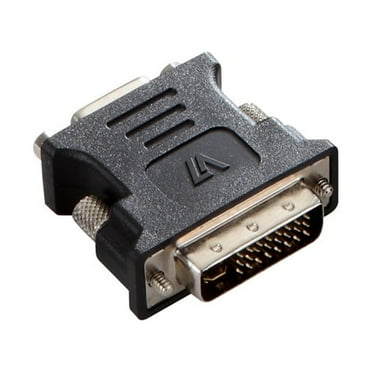V7 Video Adapter DVI-I Male to VGA Female, Black