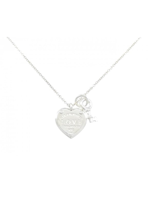 Pre-Owned Tiffany Return to Love Heart Tag Key Necklace