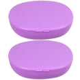 thumbnail image 1 of WORGEOUS Estuche para copa menstrual, caja de silicona reutilizable, soporte para copa de disco, contenedor de copas menstruales portátiles, 2 uds., 1 of 9