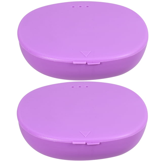 WORGEOUS Estuche para copa menstrual, caja de silicona reutilizable, soporte para copa de disco, contenedor de copas menstruales portátiles, 2 uds.