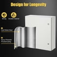 thumbnail image 3 of YUSAZENS Cold Rolled Steel Electrical Distribution Box, Cable Management Enclosure for Home Industrial Wire Control 24x16x10in, 3 of 8