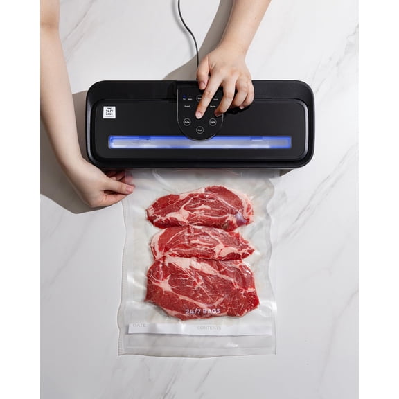 Vacuum Sealer Machine, 4 in 1, One Touch Easy to Use, Moist and Dry with External Vacuum Option