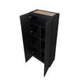 thumbnail image 5 of Hopkins 30 Inch Tall Storage Cabinet in Black with 7 Shelves for Bedroom Closet Organization and Home Storage Solutions, 5 of 9