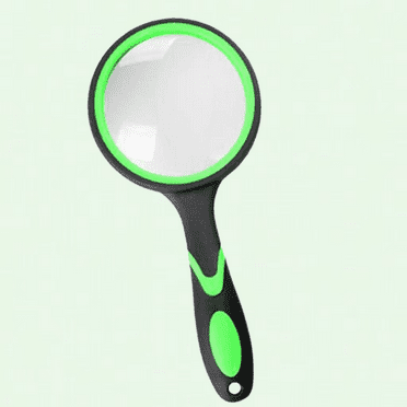 Powerful 20x Magnifying Glass for Reading, Jewelers, and Children - Large Size
