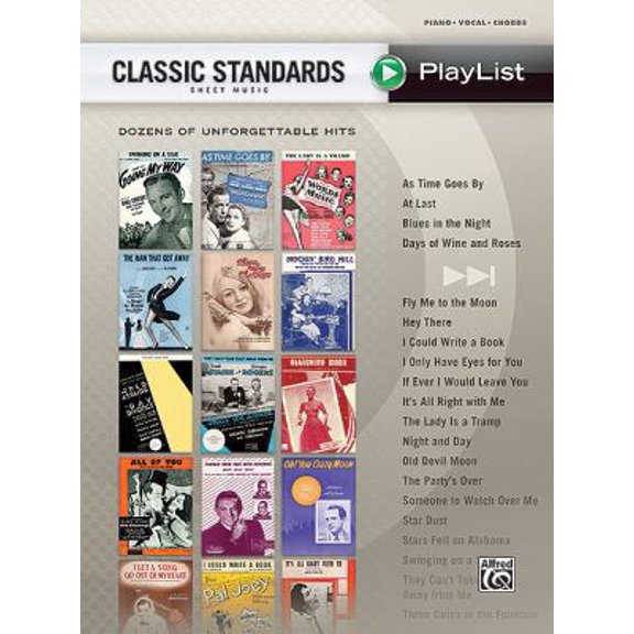 Pre-Owned Classic Standards Sheet Music Playlist: Piano/Vocal/Chords