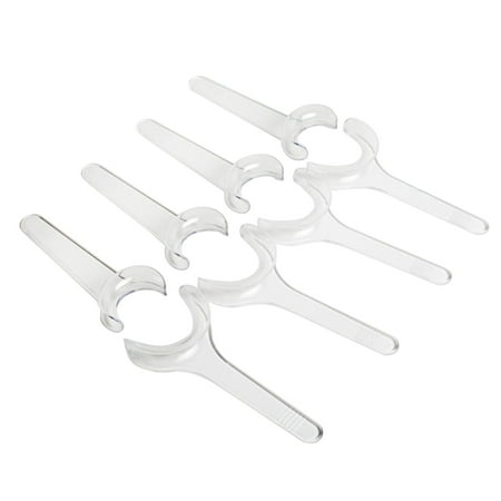 Denshine Dental Intraoral Retractor 8pcs/4Sets - T-Shape Cheek Lip Opener for Maximum Oral Access - Certified Tool for Effective Oral Care