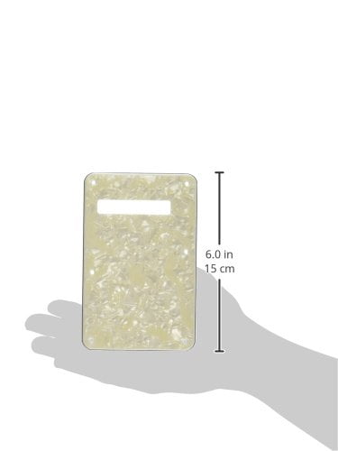 Fender Modern Backplate, Stratocaster - Aged White Moto Aged White Moto 4-ply