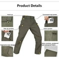 thumbnail image 5 of Men's Work Cargo Pants Mowujeit Water Resistant Pant Outdoor Lightweight Hiking, 5 of 7