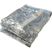 Heavy Duty 20 Mil Vinyl PVC Tarp Cover (Clear) (7'x20')