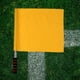 thumbnail image 4 of Bandera de árbitro Bandera de seguridad vial Asta de acero inoxidable Bandera de señales Bandera de mano Amarillo, 4 of 9