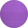 thumbnail image 1 of Ahgly Company Indoor Round Abstract Purple Contemporary Area Rugs, 6' Round, 1 of 4