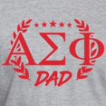 thumbnail image 3 of CafePress - Alpha Sigma Phi Greek Dad Cardinal T Shirt - Fitted T-Shirt, Vintage Fit Soft Cotton Tee, 3 of 4