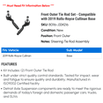 thumbnail image 2 of Front Outer Tie Rod Set - Compatible with 2019 Rolls-Royce Cullinan Base, 2 of 2