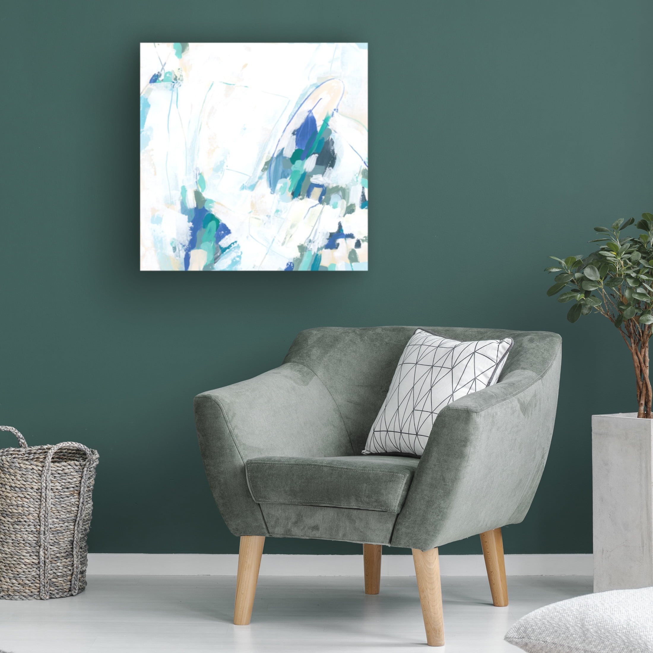 Trademark Fine Art June Erica Vess Ice Loop II Canvas Wall Art