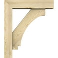 thumbnail image 3 of Ekena Millwork 6"W x 24"D x 28"H Imperial Block Rough Sawn Bracket w/ Offset Brace, Douglas Fir, 3 of 25
