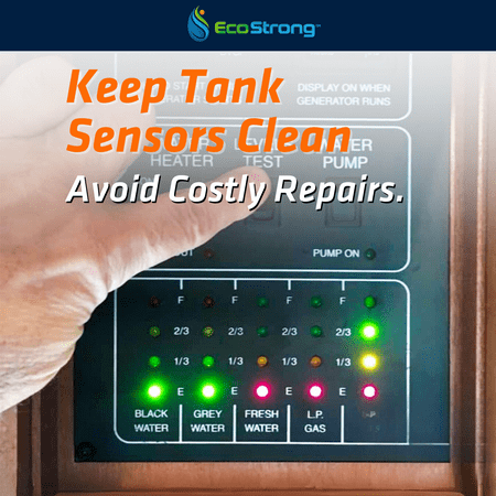 EcoStrong's RV Toilet Holding Tank Treatment: Waste Digesting Bacteria and Enzymes (33 oz Citrus)