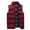 Red, variant on Dovford Men's Outdoor Casual Full Zipper Stand Collar Padded Vest Coats Winter Warm Padded Puffer Vest Sleeveless Jacket