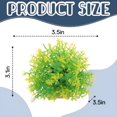 thumbnail image 2 of BESTSKY Turtle Tank Accessories,Ceramic Base PE Fish Tank Plants,Simulation of Four-Pronged Grass Aquarium Plants,Turtle Tank Landscaping Decorative Ornaments,Green, 2 of 7
