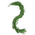 thumbnail image 2 of Christmas Garlands Norfolk Pine Garland&nbsp;5.91ft Realistic Artificial Greenery Pine Garland Soft Gel Simulation Christmas Rattan Pines Needle Wreath for Christmas Staircase Door Fireplace Decor, 2 of 9