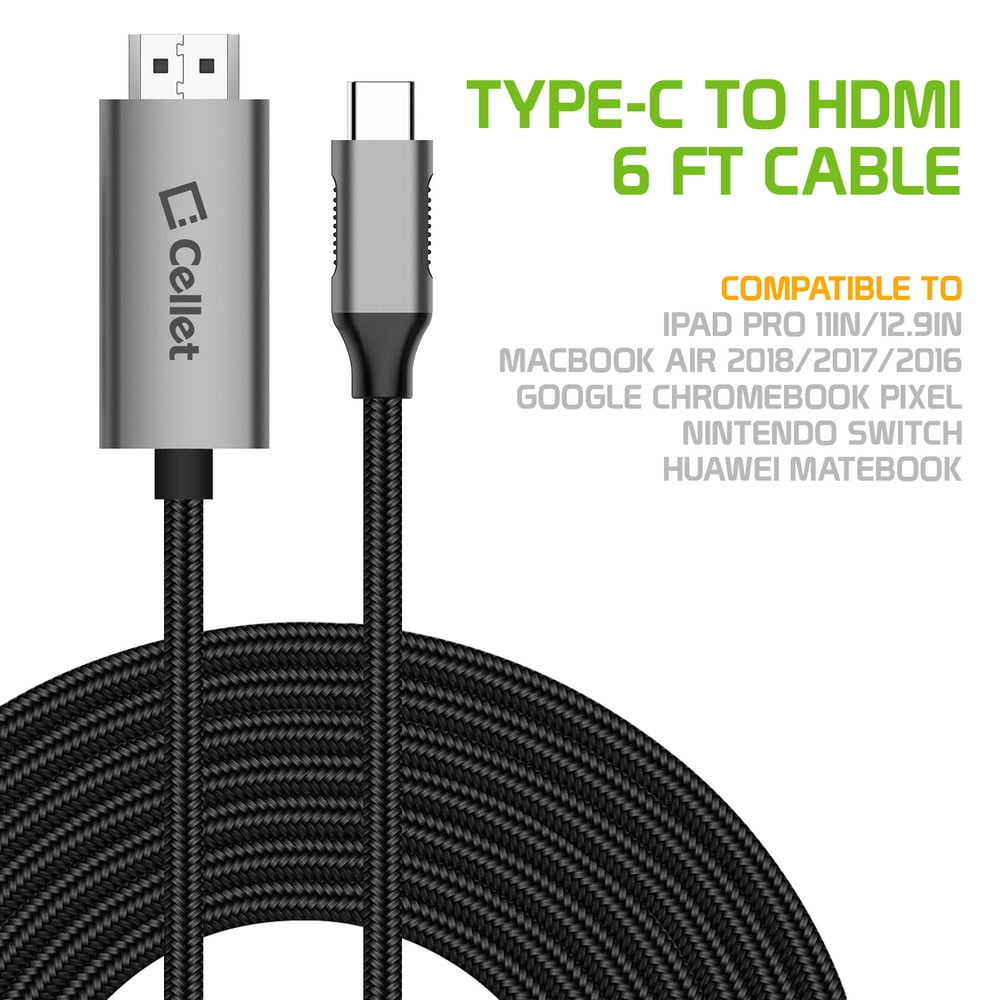 Cellet USB C to HDMI 2.0 Cable Adapter (4K/60Hz ...