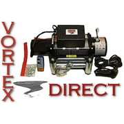 VORTEX 6000 LB Pound Recovery Winch Bonus Package JEEP, TRUCK, TRAILER