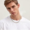 thumbnail image 3 of APSVO 925 Silver Plated Chains for Men Women 3mm/5mm/8mm Cuban Curb Link Necklace Fashion Stuff Birthday Christmas Jewelry Gifts Teen Boys Girls Stocking Stuffers Kids 16/18/20/22/24/26/28 Inch, 3 of 6