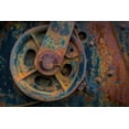 thumbnail image 2 of Mahan, Kathy 32x23 Gold Ornate Wood Framed with Double Matting Museum Art Print Titled - Historic Railroad IV, 2 of 4