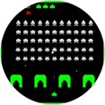 thumbnail image 1 of Slipmat Slip Mat Scratch Pad Feutre pour n'Importe Quel 12" LP Vinyle Tourne-Disque Tourne-Disque Personnalisé Graphique - Space Invaders 1, 1 of 1