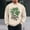 Khaki, variant on QUNYINEY Green Men's Sweatshirts Crew Neck Casual Long Sleeve St Patricks Day Tops Loose Drop Shoulder Pullover Sweatshirts