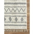 thumbnail image 3 of Abani Willow 3'W x 5'D WIL120A Moroccan Tribal Ivory and Grey Area Rug, 3 of 7