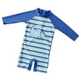 thumbnail image 3 of Shadoumai Boys UPF 50+ Long Sleeve Rash Guard Zip Front Swimsuits 2 Piece Bathing Suit Boyshorts Swimwear for 8-14 Years,Baby Boys Swimsuit,Boy Swimsuit Size 6, 3 of 7