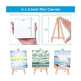 thumbnail image 2 of Mini Caballete De Madera Con Lienzo Para Pintura 14 Piezas BELUG blanco, 2 of 3