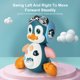 thumbnail image 2 of Penguin Baby Crawling Toys interactivos musicales no tóxicos para 3-6Y (Azul A), 2 of 9