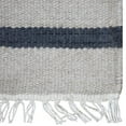 thumbnail image 3 of Rugsotic Carpets Eco-Friendly Woven Hand Woven Kilim Flat Weave Cream Charcoal Contemporary Area Rug, 2'6''x6' Runner, Antimicrobial, 3 of 10