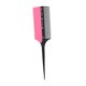 thumbnail image 1 of Peine para teñir el cabello, peine para mechas, herramienta de peinado práctica y compacta, portátil para mujeres, niñas, estilistas, peluquerías y Rosa negro, 1 of 8
