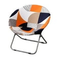 thumbnail image 5 of Saucer Chair Moon Chair Stretchable Polyester For Hotel Furniture Restaurant Style Polyester, Grey One Size, 5 of 8