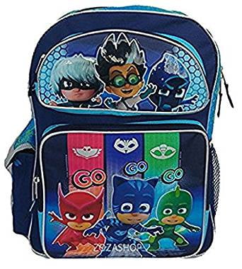 PJ Masks Time To Save The Day Backpack 12/" Small Rolling//Roller School Backpack