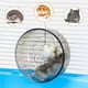 thumbnail image 5 of Rueda para correr para hámster, rueda para hámster de 13 cm, rueda de ejercicio para hámster para mascotas pequeñas, juguete para correr de plástico silencioso para hámster, jerbo,, 5 of 5