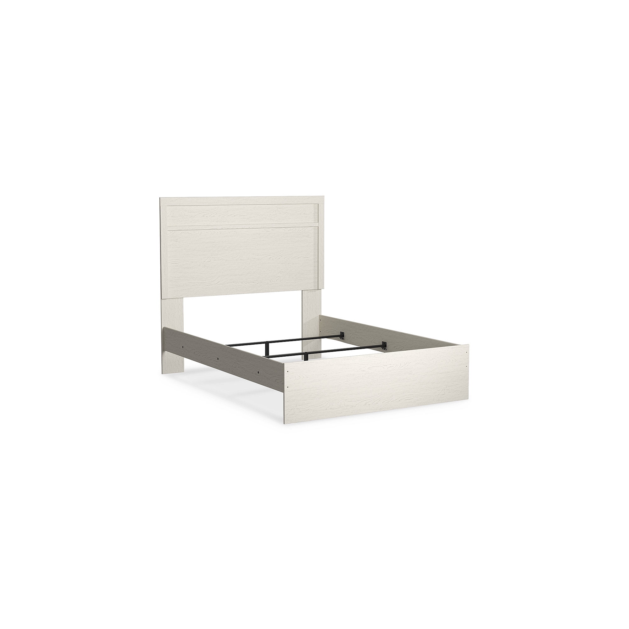 Signature Design by Ashley Stelsie Kids Full Panel Bed with Headboard and Footboard, White Finish