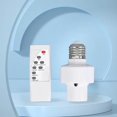 thumbnail image 2 of ZOUBAOQ Ac85-265v E27 Lamp Base Light Remote Control Led Lamp Holder Timer Smart Easy Install E27 Lamp Holder Bedrooms, 2 of 8