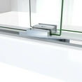 thumbnail image 4 of DreamLine Sapphire-V 56-60 in. W x 76 in. H Bypass Shower Door in Chrome and Clear Glass, 4 of 5