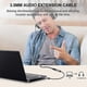 thumbnail image 4 of 5m 3.5mm Aux Male to Female HiFi Stereo Braided Audio Extension Cable, 4 of 5