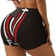 thumbnail image 1 of Balery USA Flag Cross Pantalones cortos de entrenamiento estampados para mujer, sin costuras, ajustados, para gimnasio, yoga, correr, deportes, ejercicio activo, fitness.-XX-Large, 1 of 8