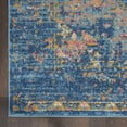 thumbnail image 3 of Nourison Tranquil Distressed Persian Navy Blue 2' x 4' Area Rug, (2' x 4'), 3 of 8