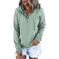 thumbnail image 1 of Sudaderas con capucha informales para mujer, jerséis con cordón largo, ropa de otoño de talla grande 2022, 1 of 5