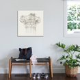 thumbnail image 3 of Art.com Column Schematic II Stretched Canvas Print Wall Art by Ethan Harper, 30" x 30", 3 of 4