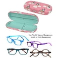 thumbnail image 7 of [4 PACK / 3 PACK], JAVOedge Printed Pattern Durable Hard Clamshell Eyeglass Case with Bonus Microfiber Cloth, 7 of 7