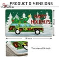 thumbnail image 3 of Christmas Classic Movie Decorative Front Door Mat, Xmas Vacation Happy Holiday Doormat Indoor Outdoor Non-Slip Floor Entryway Rug, Funny Winter Car Pine Tree Home Kitchen Decoration 17x30 Inch, 3 of 6